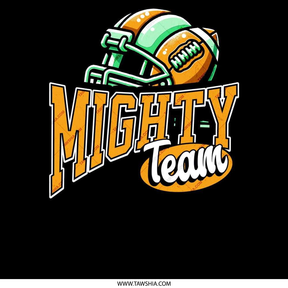 Mighty Team Football Helmet Graphic product type