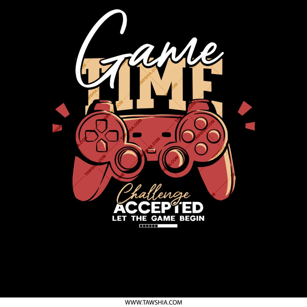 Game Time Challenge Accepted Let The Game Begin product