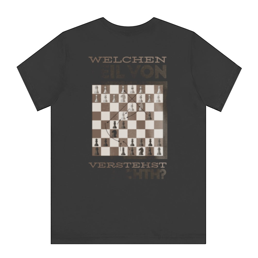 Chess-Themed T-Shirt with German Text product type