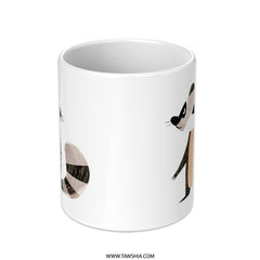 Cute Raccoon Mug, Animal Lover Gift, Cartoon Raccoon Coffee Mug, Unique Coffee Mugs, Coffee Mug Gifts, Tea Cup, Funny Mug, Gift Idea - Tawshia