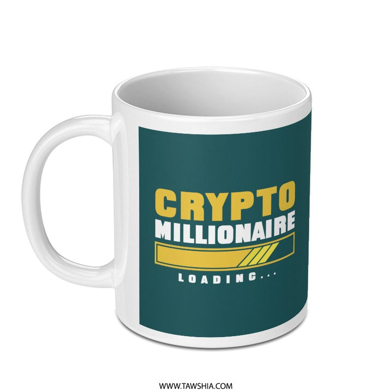 Crypto Millionaire Loading Graphic Mug product type