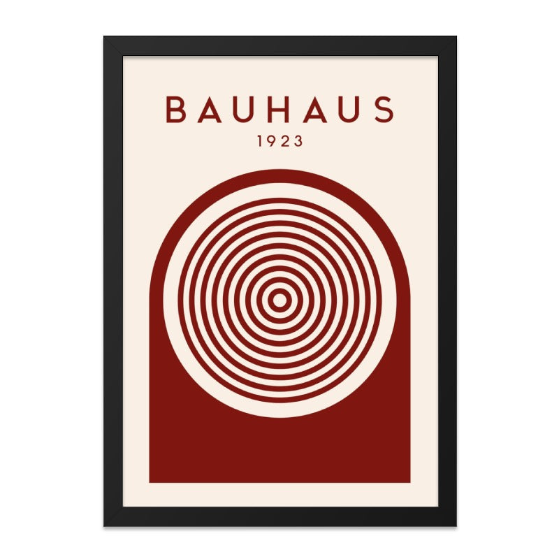 Bauhaus 1923 Wall Art, Modern Geometric Print, Abstract Circle Art, Minimalist Home Decor, Contemporary Wall Decor, Housewarming Gift - Tawshia