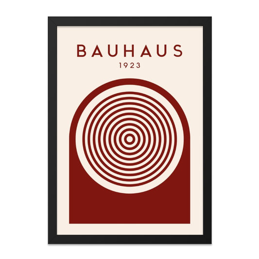 Bauhaus 1923 Wall Art, Modern Geometric Print, Abstract Circle Art, Minimalist Home Decor, Contemporary Wall Decor, Housewarming Gift - Tawshia