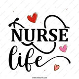 Nurse Life Pinback Button, Heart Design, Nursing Gift Idea, Medical Professional Badge, Nurse Appreciation Gift, Doctor Button - Tawshia