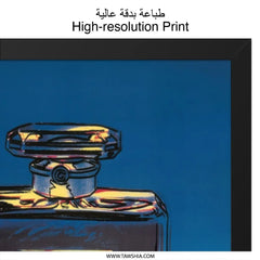 Chanel No 5 Wall Art, Pop Art Poster, Perfume Bottle Print, Modern Home Decor, Trendy Art Print - Tawshia