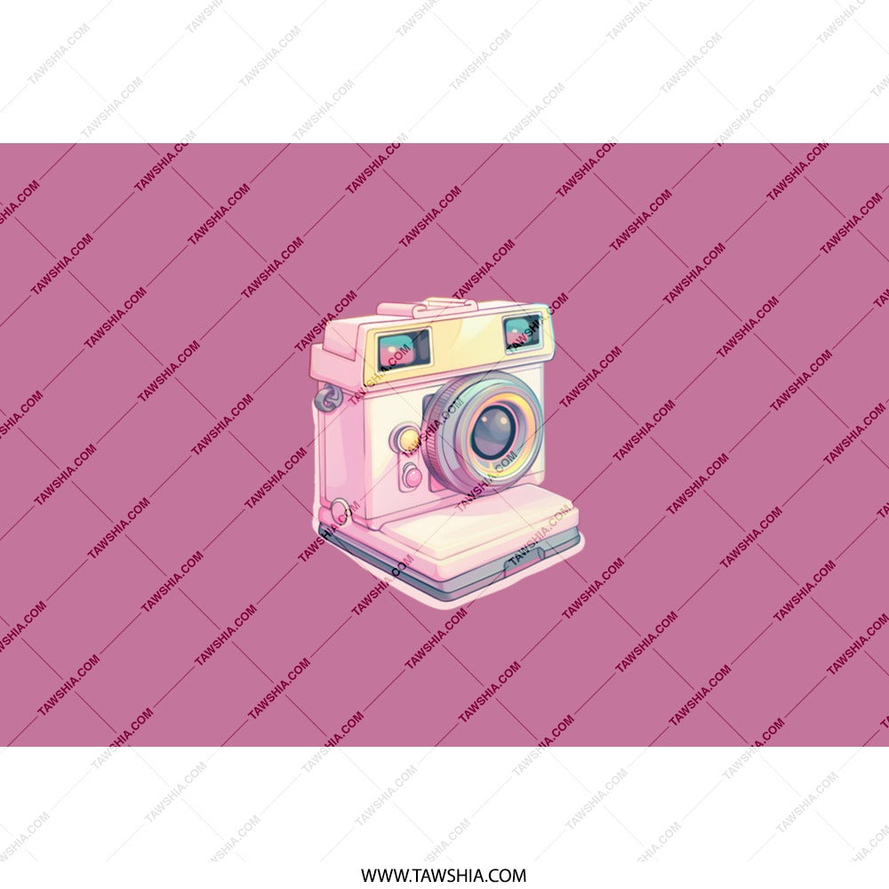 Retro Camera Tumbler, Vintage Style Tumbler, Photographer Gift, Cool Tumbler, Unique Design, Cute Tumbler, Drinkware - Tawshia