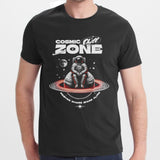Cosmic Chill Zone Resting Astronaut Graphic T-shirt product type