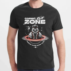 Cosmic Chill Zone Resting Astronaut Graphic T-shirt product type