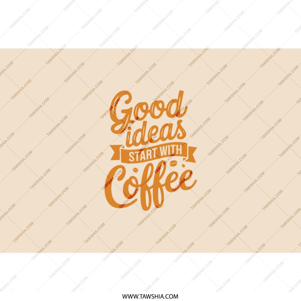 Good Ideas Coffee Tumbler, Funny Coffee Tumbler, Inspirational Tumbler, Coffee Lover Gift, Gift For Her, Gift For Him, Drinkware - Tawshia