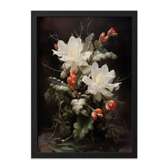 Epiphyllum Wall Art, Orchid Cactus Print, Exotic Flower Artwork, Botanical Wall Decor, Blooming Cactus Art, Floral Home Decor - Tawshia