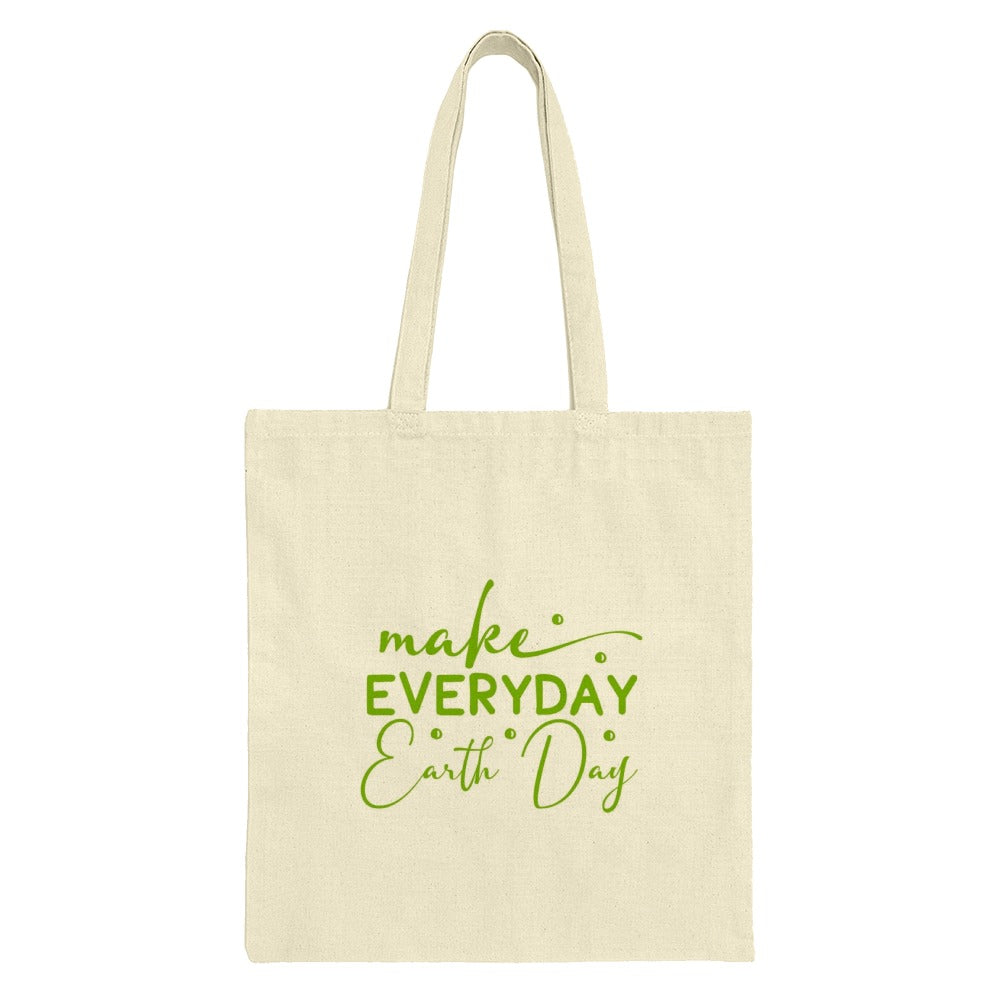 Earth Day Tote Bag, Reusable Shopping Bag, Everyday Earth Day, Environmental Gift, Eco Friendly Bag, Canvas Tote Bag, Gifts for Her - Tawshia