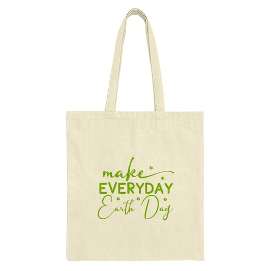 Earth Day Tote Bag, Reusable Shopping Bag, Everyday Earth Day, Environmental Gift, Eco Friendly Bag, Canvas Tote Bag, Gifts for Her - Tawshia