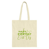 Earth Day Tote Bag, Reusable Shopping Bag, Everyday Earth Day, Environmental Gift, Eco Friendly Bag, Canvas Tote Bag, Gifts for Her - Tawshia