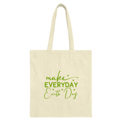 Earth Day Tote Bag, Reusable Shopping Bag, Everyday Earth Day, Environmental Gift, Eco Friendly Bag, Canvas Tote Bag, Gifts for Her - Tawshia