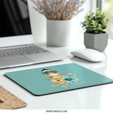 Lighthouse Mouse Pad, Coastal Decor, Beach Home Office Gift, Nautical Mousepad, Floral Mouse Pad, Unique Computer Accessory - Tawshia