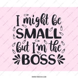 Small But The Boss Mouse Pad, Cute Boss Mousepad, Office Desk Decor, Pink Mousepad, Funny Mouse Pad, Gift for Coworker, Desk Accessories - Tawshia