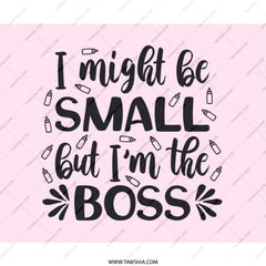 Small But The Boss Mouse Pad, Cute Boss Mousepad, Office Desk Decor, Pink Mousepad, Funny Mouse Pad, Gift for Coworker, Desk Accessories - Tawshia