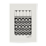 Abstract Art Photographic Print, Minimalist Wall Art, Geometric Pattern Print, Black and White Art, Modern Home Decor, Unique Wall Hanging - Tawshia