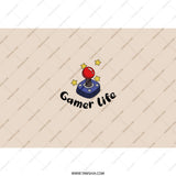 Gamer Life Tumbler, Retro Gaming Gift, Video Game Lover Cup, Funny Gamer Present, Gift for Geeks, Gamer Girl Gift, Gaming Tumbler - Tawshia