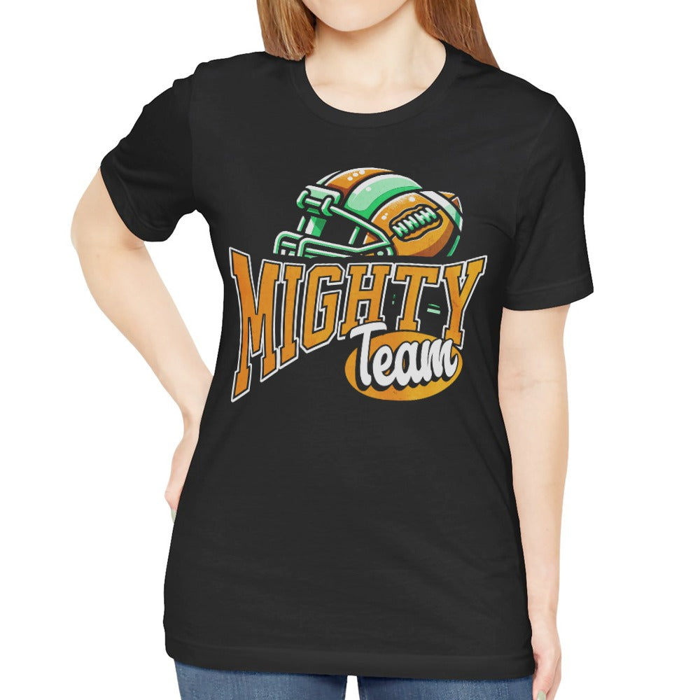 Mighty Team Football Helmet Graphic Shirt product