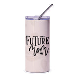 Future Mom Tumbler, New Mom Gift, Pregnancy Gift, Gift for Expecting Mom, Baby Shower Gift, Mom To Be, Floral Design, Special Present - Tawshia