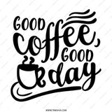 Good Coffee Good Day Pinback Button, Coffee Lover Gift, Caffeine Addict Pin Badge, Motivational Quote Button, Cute Button, Badge Accessory - Tawshia