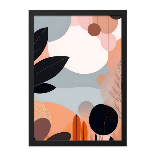 Abstract Botanical Wall Art, Modern Art Print, Minimalist Home Decor, Contemporary Art, Stylish Wall Decor, Nature Inspired Art - Tawshia