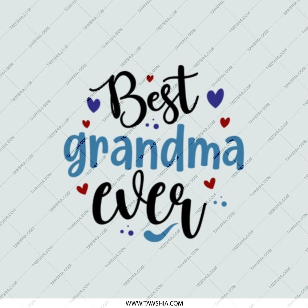 Best Grandma Ever Pocket Mirror, Grandmother Gift, Cute Pocket Mirror, Grandma Birthday Gift, Pocket Mirror For Grandmothers - Tawshia