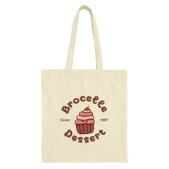 Cute Cupcake Tote Bag, Kawaii Dessert Bag, Sweet Tooth Gift, Adorable Foodie Bag, Brocelee Dessert Since 1997, Unique Design - Tawshia