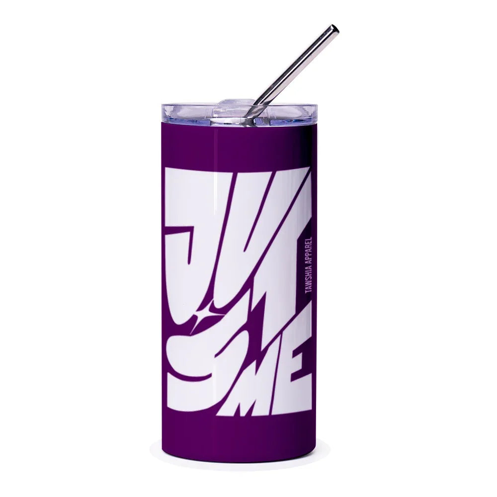 Purple Just Me Tumbler with White Lettering product type