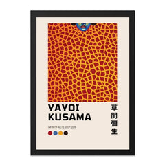 Yayoi Kusama Wall Art, Infinity Nets Print, Modern Art Poster, Japanese Artist Decor, Geometric Art Print, Abstract Wall Decor - Tawshia