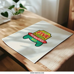 Gamer Photographic Prints, Just Five More Minutes Art, Video Game Room Decor, Gift for Gamers, Controller Wall Art, Gaming Prints - Tawshia