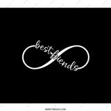 Best Friends Backpack, Infinity Backpack, Friendship Gift, Bestie Gift, Travel Bag, School Backpack, Gift for Best Friend - Tawshia