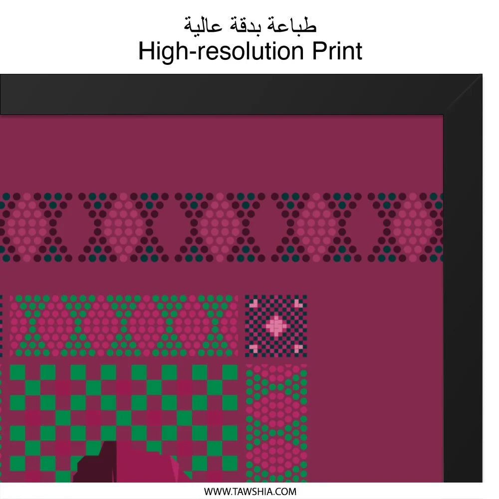 High-resolution Print with Intricate Patterns product