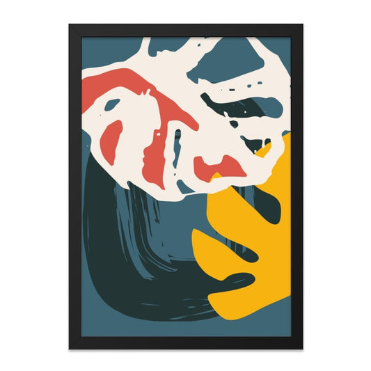 Abstract Wall Art, Monstera Plant Print, Modern Art Poster, Minimalist Home Decor, Colorful Art Print, Housewarming Gift - Tawshia