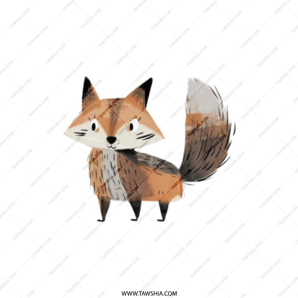 Cute Fox Pocket Mirror, Animal Lover Gift, Compact Makeup Mirror, Purse Mirror, Handbag Accessory, Gift for Her, Fox Design - Tawshia