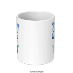 Butterfly Cupcake Mug, Whimsical Coffee Mug, Cute Tea Mug, Colorful Mug, Cupcake Gift, Butterfly Gift, Baking Lover, Mug for Her - Tawshia