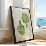 Artichoke Wall Art, Minimalist Kitchen Decor, Modern Farmhouse Art Print, Vegetable Illustration, Green Art, Contemporary Art, Home Decor - Tawshia