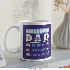 Awesome Dad Taxi Service Grill Master Snore Champs product