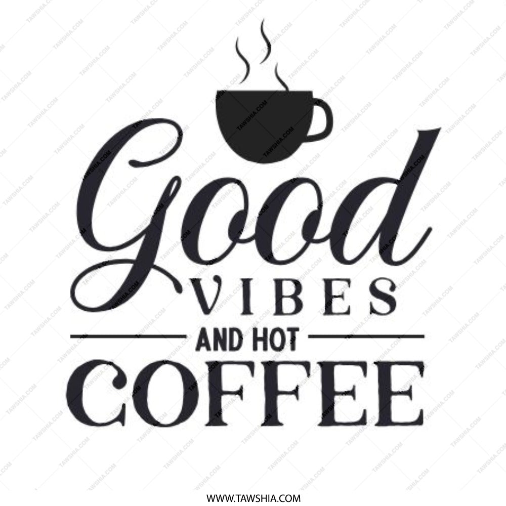 Good Vibes and Hot Coffee Pinback Button, Coffee Lover Gift, Caffeine Addict, Cute Pin, Trendy Accessories, Backpack Decoration - Tawshia