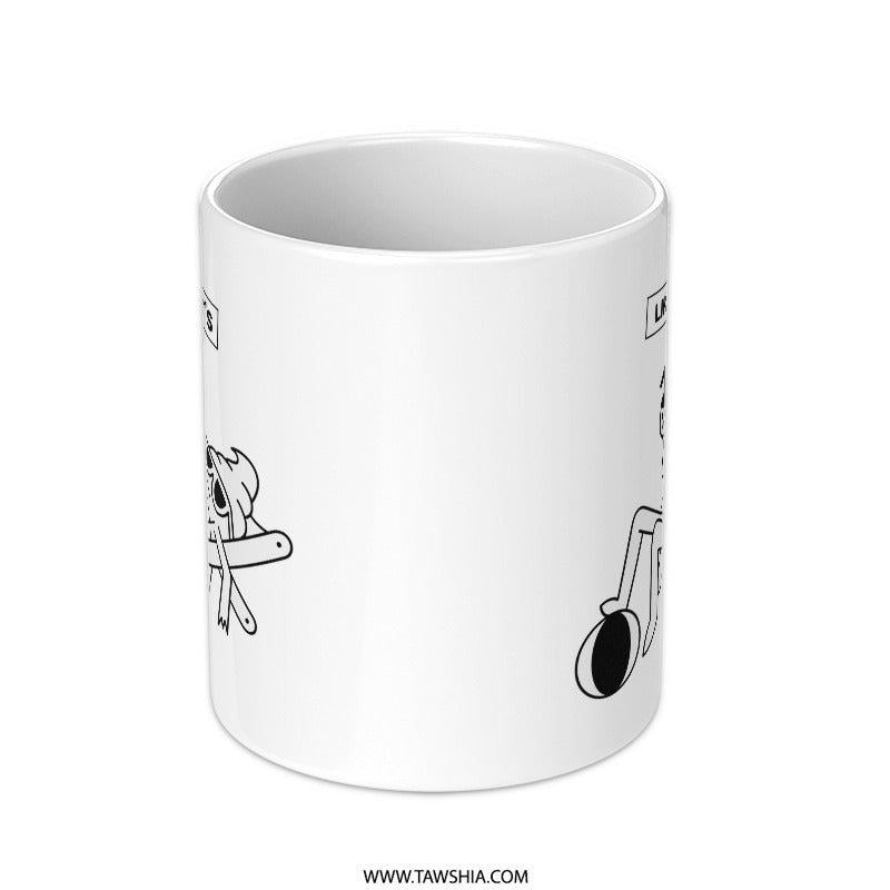 Cartoon Characters White Ceramic Mug product type