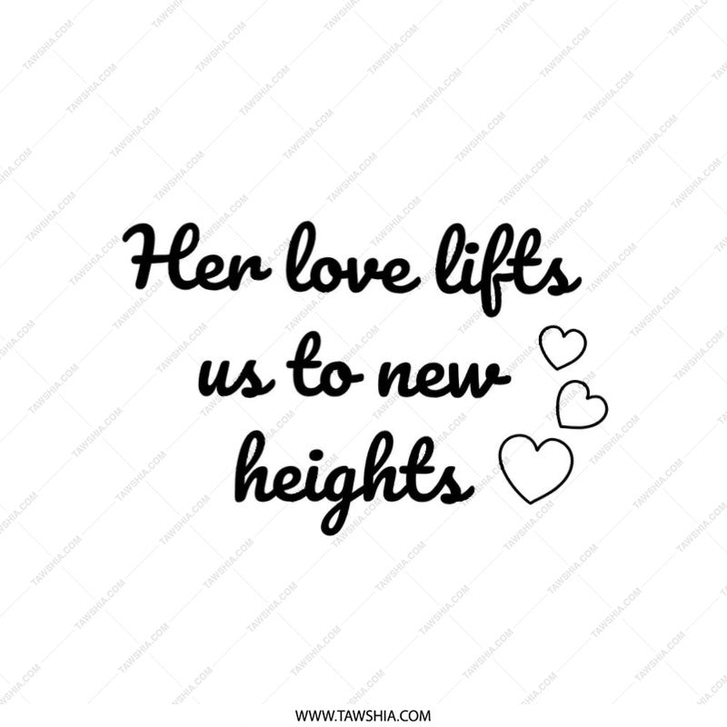 Love Lifts Pillow, New Heights Cushion, Romantic Gift, Home Decor, Love Quote Throw Pillow, Sentimental Accent, Hearts Pillow - Tawshia