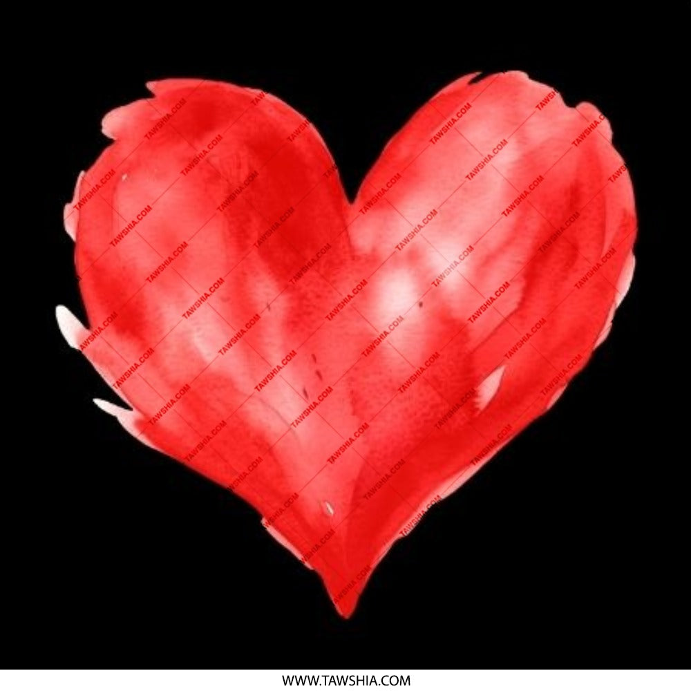 Red Watercolor Heart Pinback Button, Valentines Gift, Cute Love Button, Heart Badge, Heart Jewelry, Expressive Buttons, Trendy Pins - Tawshia