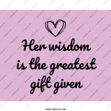 Wisdom Gift Mouse Pad, Inspirational Quote Mousepad, Gift for Her, Motivational Office Decor, Heart Mouse Pad, Empowering Mousepad - Tawshia