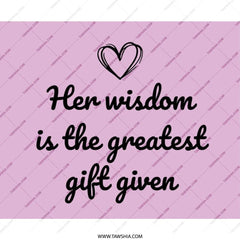 Wisdom Gift Mouse Pad, Inspirational Quote Mousepad, Gift for Her, Motivational Office Decor, Heart Mouse Pad, Empowering Mousepad - Tawshia