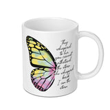 Butterfly Mug, I Am The Storm, Inspirational Mug, Empowerment Gift, Strong Woman Mug, Butterfly Wings Mug, Motivation Mug (135) - Tawshia