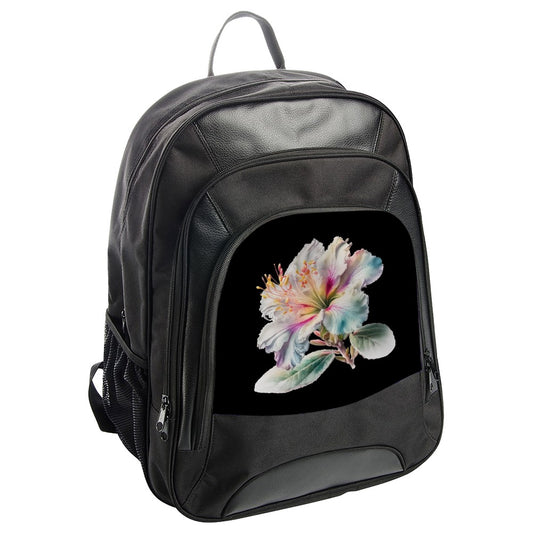 Floral Backpack, Rhododendron Flower Backpack, Colorful Flower Art, Nature Inspired Bag, Stylish Backpack, Gift for Her, College Backpack - Tawshia