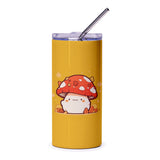Mushroom Tumbler, Cute Fungi Cup, Kawaii Design, Unique Drinkware, Fun Gift Idea, Trending Now, Coffee and Tea Tumbler, Travel Tumbler - Tawshia