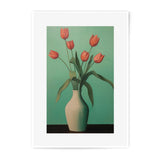 Tulip Photographic Print, Floral Art, Vase Still Life, Fine Art Print, Modern Home Decor, Botanical Wall Art, Flower Photography - Tawshia