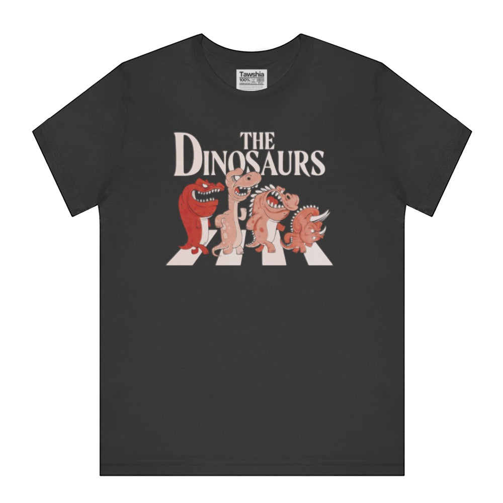 The Dinosaurs Themed Graphic Black Shirt product